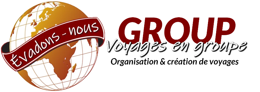 Logo publicitaire voyages en groupe